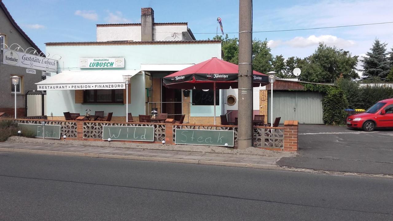 Restaurant Pension Lubusch Gahro エクステリア 写真